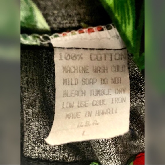 Royal Hawaiian Creations Floral Print Beach Shirt - Picture 5 of 5